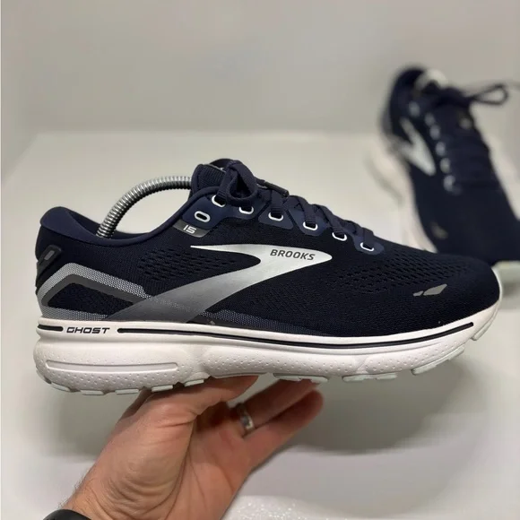 Brooks Ghost 15 Women’s Running Shoes Size 11 Wide D Navy Blue Athletic Sneakers - Picture 11 of 15